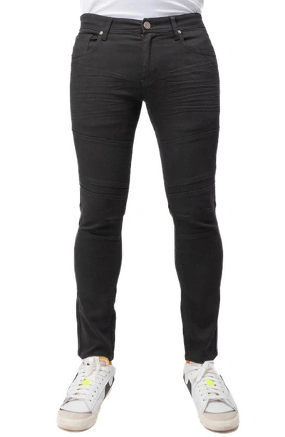 X-ray 5-pocket Articulated Chino Pants In Black