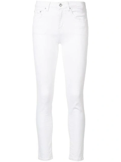 Derek Lam 10 Crosby Devi Mid-rise Authentic Skinny Jeans In White