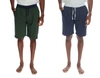 Unsimply Stitched Contrast Waist Lounge Short 2 Pack In Blue