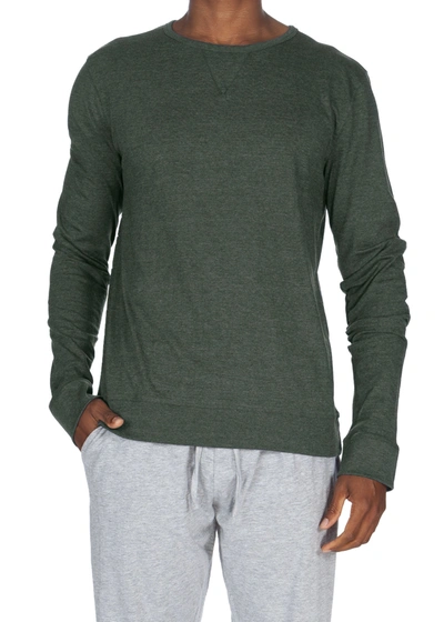 Unsimply Stitched Super Soft Crew Sweatshirt In Green