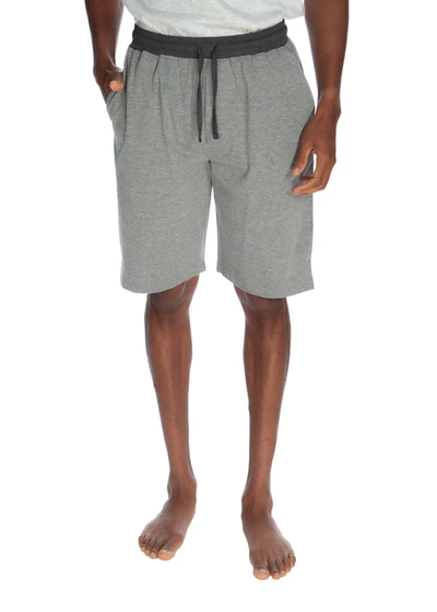 Unsimply Stitched Contrast Waisted Lounge Short In Grey