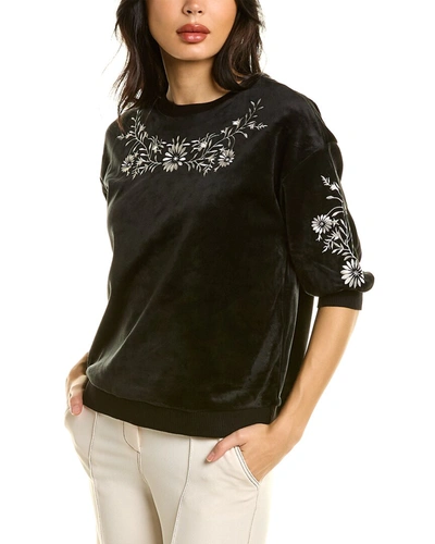 Gracia Embroidery Blouse In Black