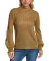 Mt By Madeleine Thompson Wool-blend Top In Brown