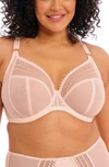 Elomi Matilda Full Figure Underwire Plunge Bra In Pearl Blush