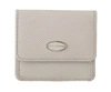 Dolce & Gabbana White Dauphine Leather Holder Pocket Wallet Condom Case In White