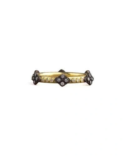Armenta Crivelli Cross Diamond Ring, Gold In Old World