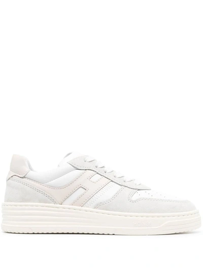 Hogan Leather Low-top Trainers In White