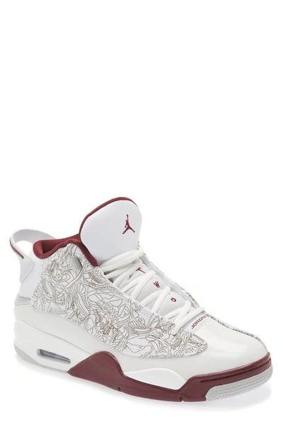 Jordan Mens  Air  Dub Zero In White/maroon/silver