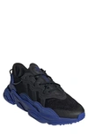 Adidas Originals Ozweego Low-top Sneakers In Black/ Black/ Semi Lucid Blue