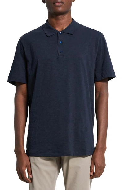 Theory Men's Bron D Cosmos Polo Shirt In Eclipse - B7h