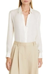 Nili Lotan Gaia Slim Shirt In Ivory