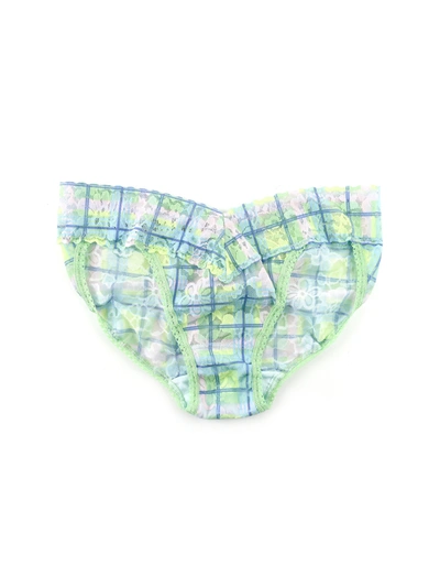 Hanky Panky Printed Daily Lace™ V-kini Hazy Morning Sale In Multicolor