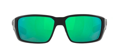 Costa Del Mar Fantail Pro Mir 580g 6s9079 907902 Rectangle Polarized Sunglasses In Green