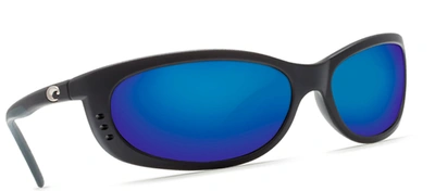 Costa Del Mar Fathom Fa 11 Obmglp Wrap Polarized Sunglasses In Blue