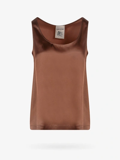 Semicouture Top In Brown