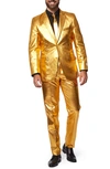 OPPOSUITS GROOVY GOLD TWO BUTTON NOTCH LAPEL SUIT