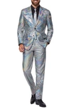 OPPOSUITS OPPOSUITS DISCO BALLER TWO BUTTON NOTCH LAPEL SUIT