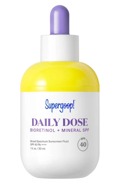 Supergoop ! Daily Dose Bioretinol + Mineral Spf 40 With Bakuchiol 1 oz / 30 ml In No Colour