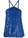 P.a.r.o.s.h P. A.r. O.s. H. Woman Top Bright Blue Size S Viscose In Blue