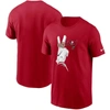 NIKE NIKE RED TAMPA BAY BUCCANEERS HOMETOWN COLLECTION RINGS T-SHIRT