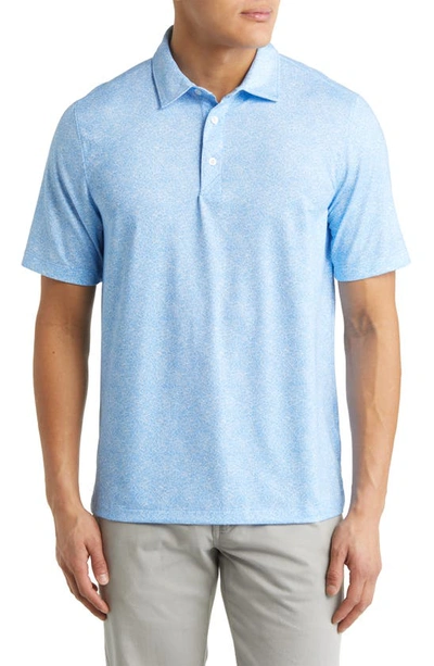 Cutter & Buck Pike Constellation Print Performance Polo In Atlas