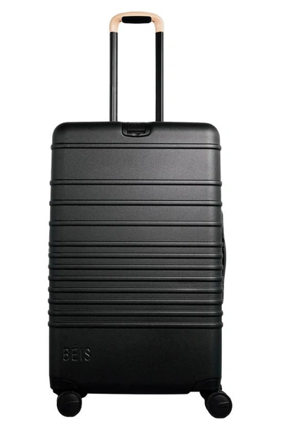 Beis The 29-inch Rolling Spinner Suitcase In Black