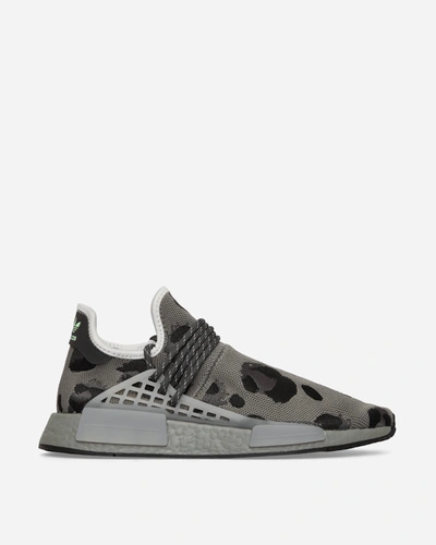 Adidas Originals Hu Nmd Knit Sneakers In Black/grey