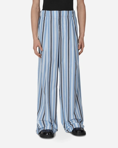 Dries Van Noten Pijama Pants In Blue