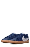 Nike Blazer Low '77 Jumbo Wntr Midnight Navy/sail Dr9865-400 Men's In Midnight Navy/ Sail/ Gum Brown
