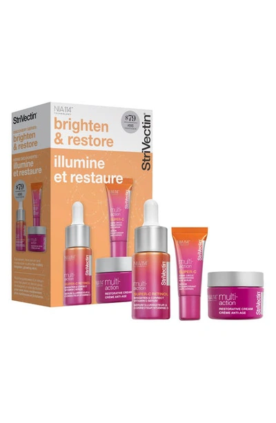 Strivectin Multi-action Brighten And Restore Discovery Set $79 Value