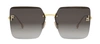 Fendi Fe4082us 30b Butterfly Sunglasses In Grey