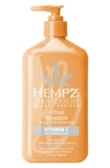 HEMPZ CITRUS BLOSSOM HERBAL BODY MOISTURIZER WITH VITAMIN C