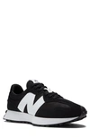 New Balance M327 Sneaker In Black/white/white