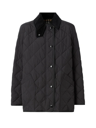Burberry Quilted Down In Black
