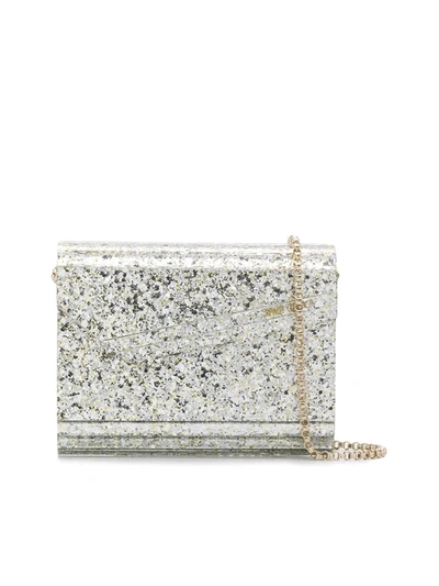 Jimmy Choo Small Candy Clutch In Metallic