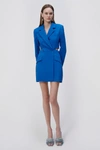 Jonathan Simkhai Kylo Cut Out Blazer Mini Dress In Cobalt