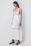 Jonathan Simkhai Amal Coverup Maxi Dress In Ivory