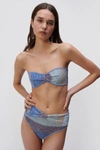 JONATHAN SIMKHAI AUBRIE SPACE DYE SWIM TOP