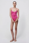 JONATHAN SIMKHAI NOA BELTED SWIM ONE PIECE