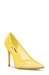 Nine West Flings Pointed Toe Pump In Yellow 700