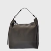Allsaints Kita Small Leather Backpack In Grey