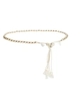Isabel Marant Bonni Beaded Rope Belt In Ecru