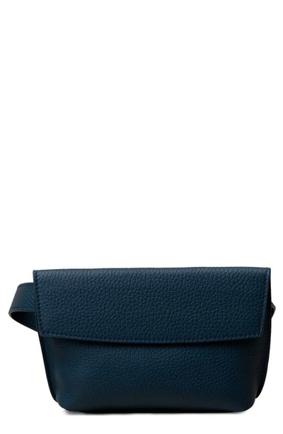 Yvonne Kone Yari 2.0 Leather Belt Bag In Rio Teal