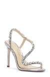 Jessica Simpson Jaycin Sandal In Silver/ Clear Mtsnkp