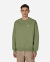 Nike Solo Swoosh Crewneck Sweatshirt Green In Multicolor