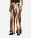 Dries Van Noten Striped Wide-legged Pants In Red