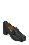 Journee Collection Nysaa Horsebit Loafer In Black