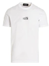 Dsquared2 Classic Cotton Jersey T-shirt With Mini Logo Print In White