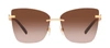 Dolce & Gabbana Interlocking Dg Metal Butterfly Sunglasses In Brown