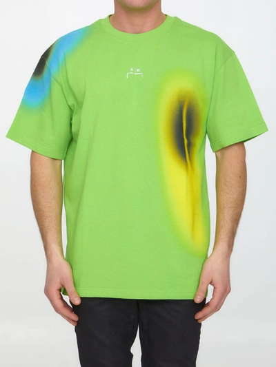 A-cold-wall* Hypergraphic T-shirt In Green